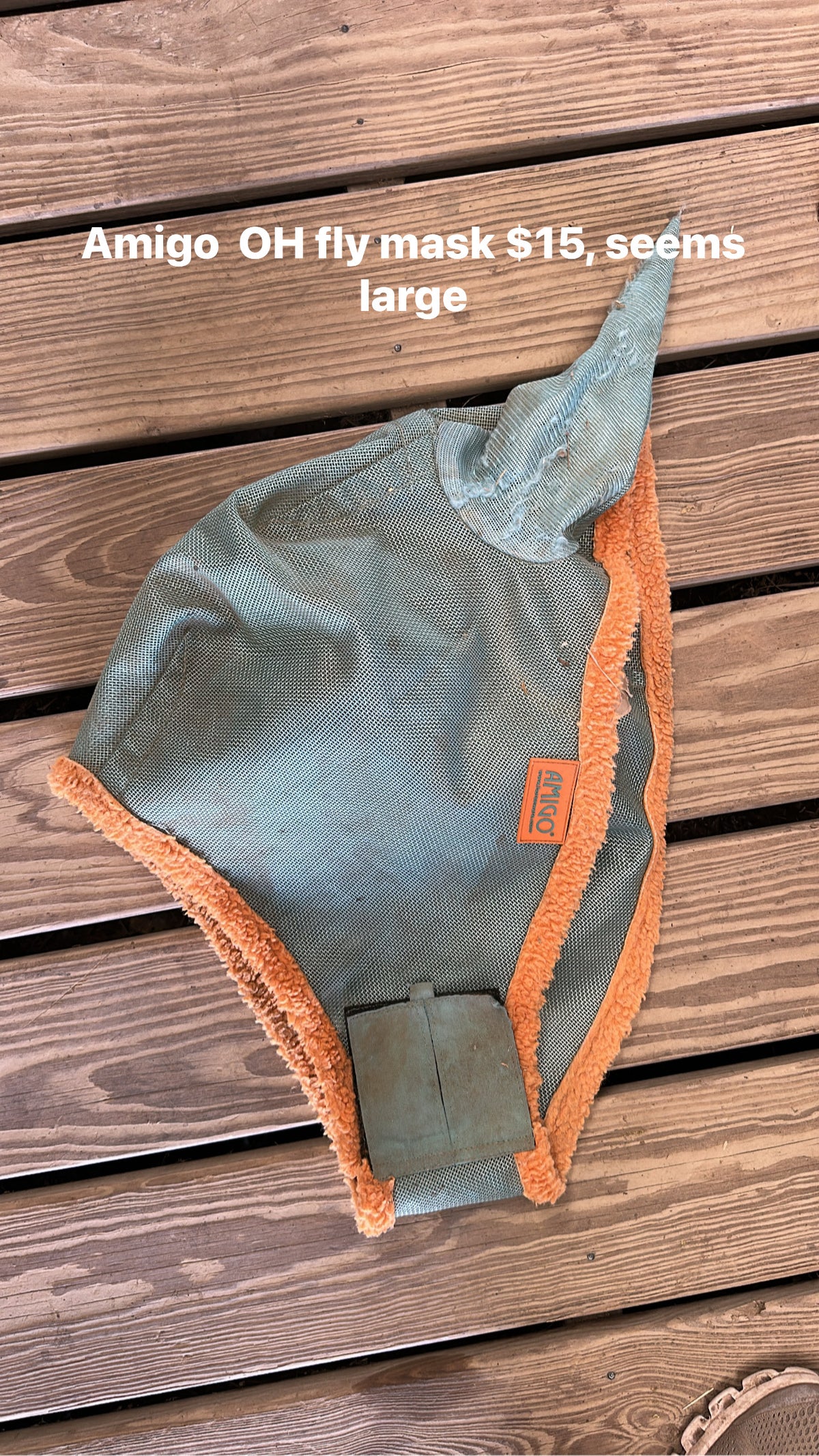 Amogo OH Fly Mask