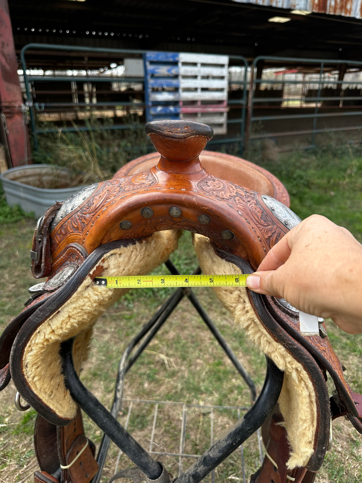 16” Blue Ribbon Pleasure Show Saddle