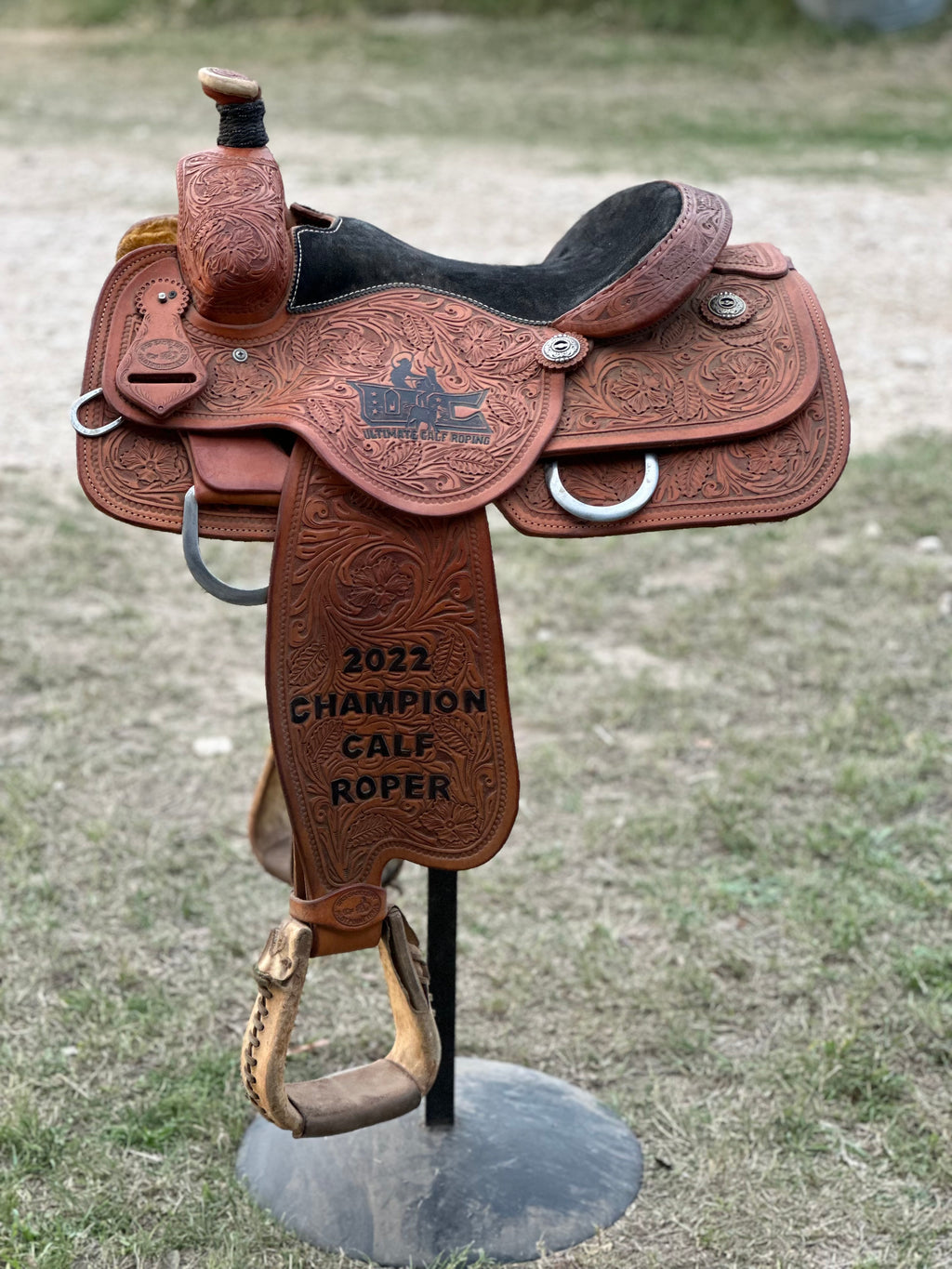 15” Calf Roping Trophy Saddle