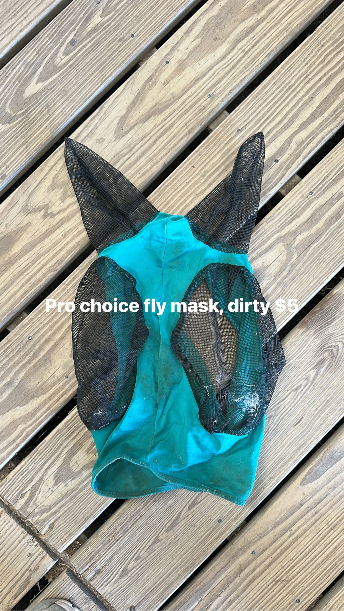 Pro Choice Lycra Turquoise Fly Mask