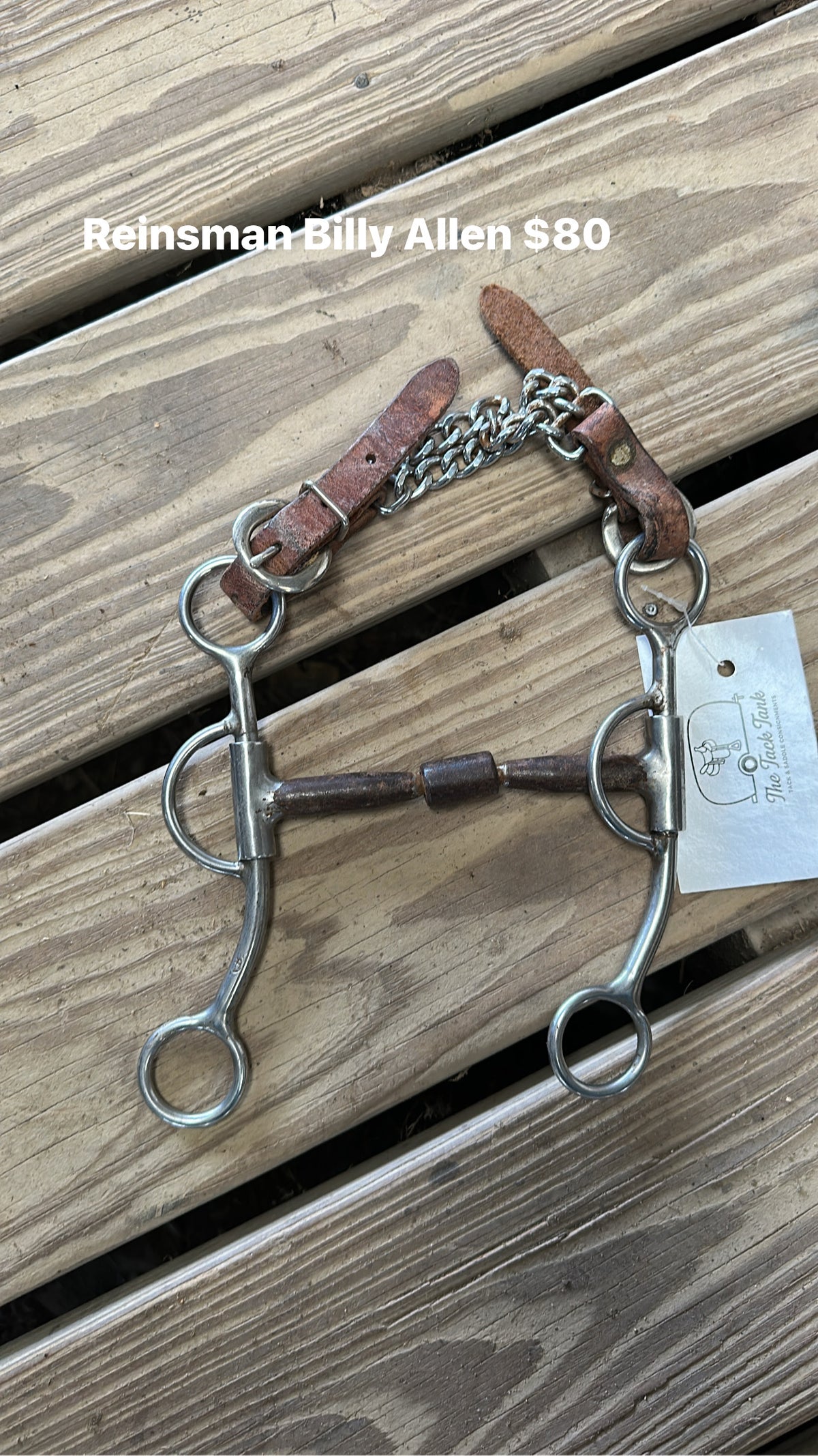 Reinsman Billy Allen Bit w/Curb
