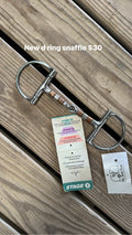 NWT D Ring Snaffle w/ Copper Rollers