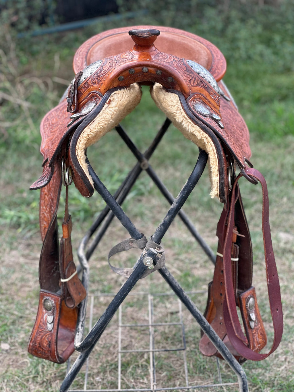 16” Blue Ribbon Pleasure Show Saddle