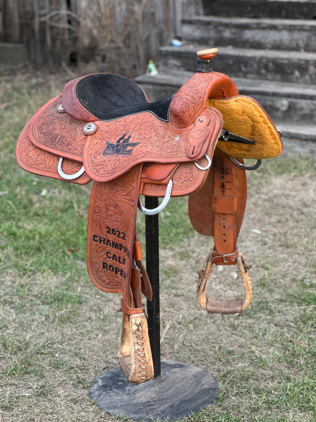 15” Calf Roping Trophy Saddle